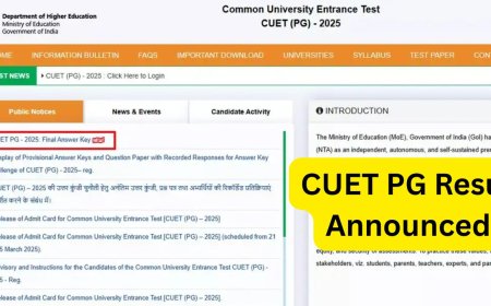 NTA Announced CUET PG Result 2025, How to Download Scorecard?