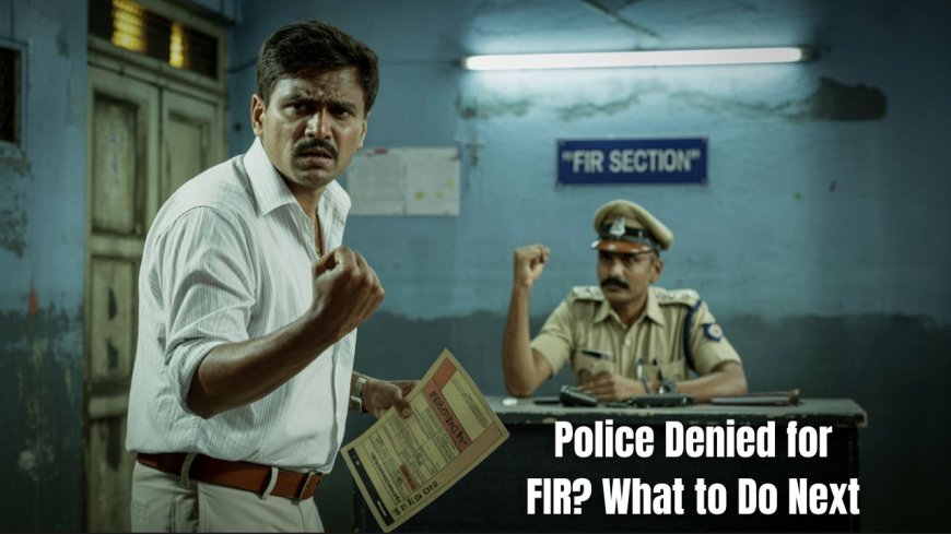 Police Denied for FIR, What to Do Next?