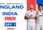Grit, Glory, and the Unexpected: India vs England – 3rd Test at Lord