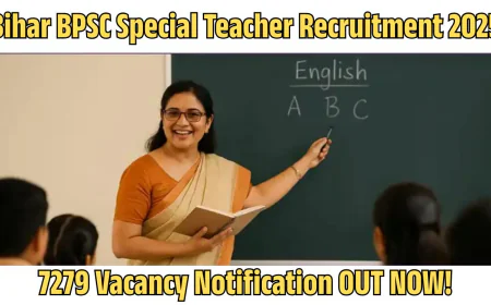 Bihar BPSC Special Teacher Recruitment 2025 Notification out Now! Check how to Apply online?