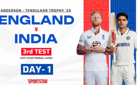 Grit, Glory, and the Unexpected: India vs England – 3rd Test at Lord
