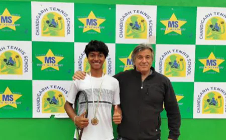 A Chandigarh teen becomes India's top-ranked U-16 tennis player as Ribhav Saroha writes history.