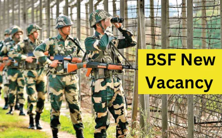 BSF Vacancy 2025: Major Recruitment for BSF Posts, Apply Before August 25
