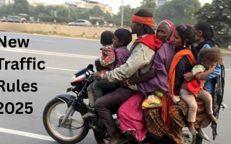 New Traffic Rules: Double Fine for Driving with Children, Check New Traffic Law