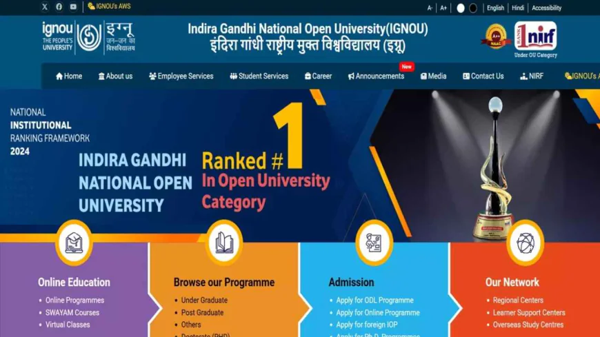 IGNOU Admission 2025: Last Date for July Session is 15 July 2025!