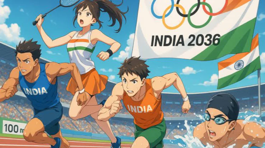 India Sets Its Sights on 2036 Olympics Glory: Aiming for a Top 5 Finish