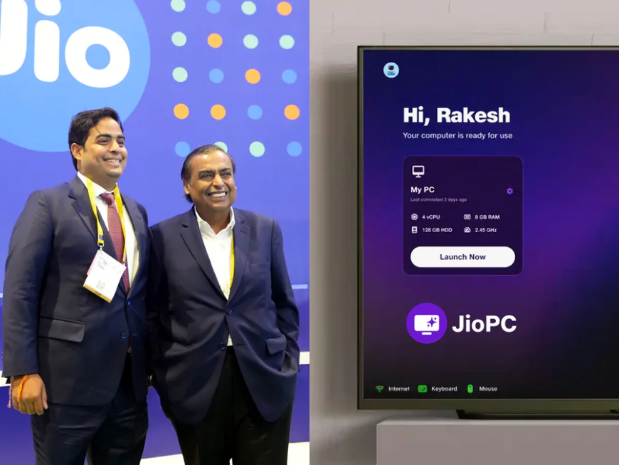 Reliance For just ₹400 a month, Jio is launching JioPC, a revolutionary cloud-based desktop