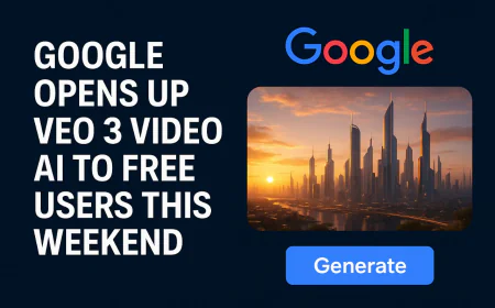Google Opens Up Veo 3 Video AI to Free Users This Weekend