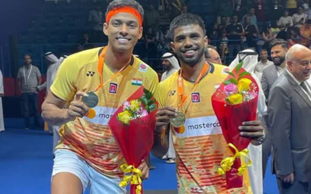 Satwiksairaj & Chirag Secure Historic Medal at World Badminton Championships