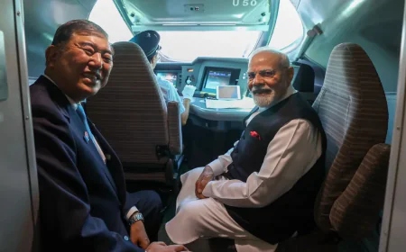 Modi, Ishiba Take High-Speed Shinkansen from Tokyo to Sendai: A Symbol of Deepening India–Japan Ties