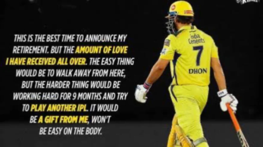 Dhoni’s Classic Comeback: “Ghutne Ka Dard Kaun Sambhalega?” – Leaving IPL 2026 Decisions Shrouded in His Signature Wit