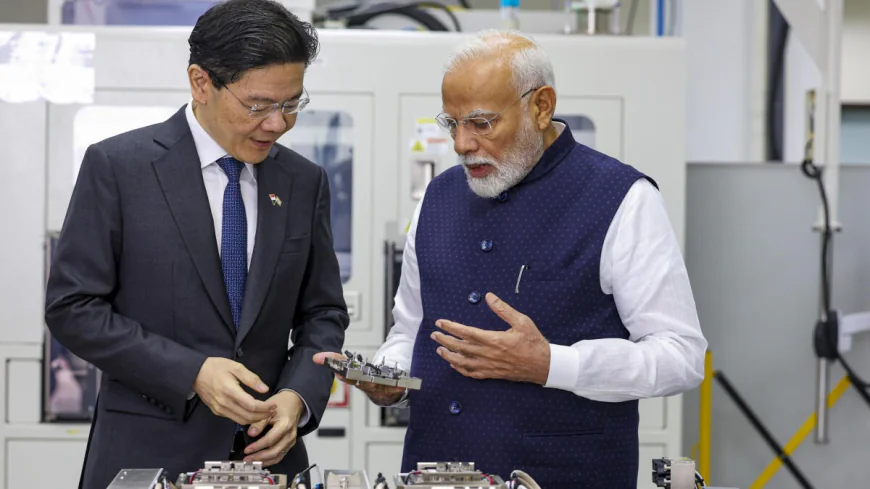 Lawrence Wong Starts in India from Singapore with a focus on the economy and defense collaboration.