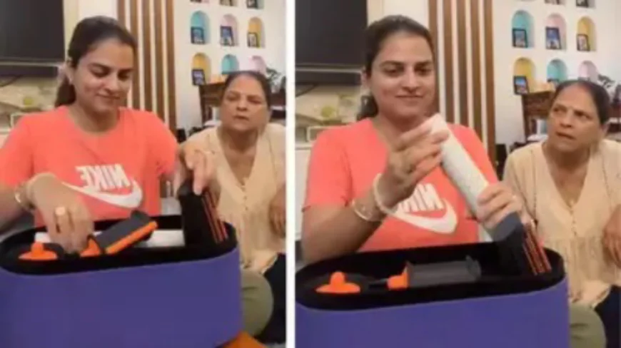 Viral Video: Desi Mom’s Reaction to Daughter’s ₹50,000 Hair Dryer Sparks Debate on Luxury Spending