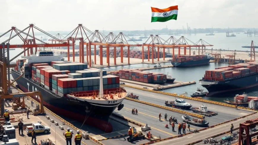 India Set to Announce ₹70,000 Crore Push for Shipbuilding and Port Infrastructure