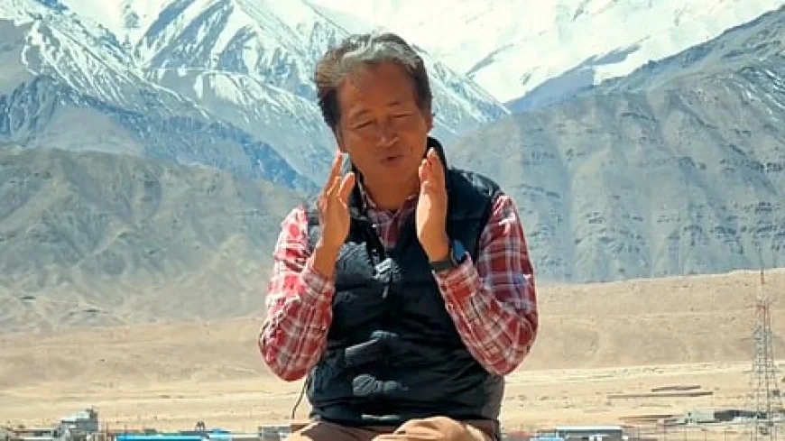 “Scapegoat in the Snow: Sonam Wangchuk Denounces Blame as Arrest Threat Looms”