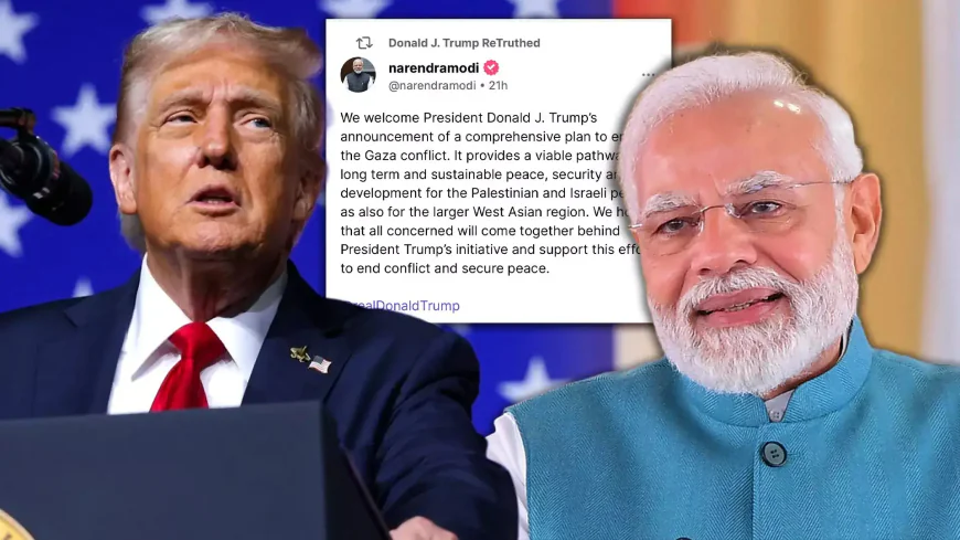 Modi praises the peaceful historical day after Trump’s Gaza peace efforts