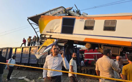 Tragedy on the Tracks: Passenger Train Collides with Goods Train Near Bilaspur, Chhattisgarh