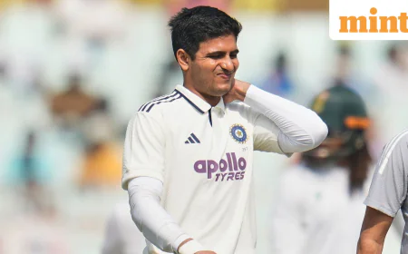 When the Captain’s Backbone Wobbled: Shubman Gill’s Test Jeopardy After Neck Injury