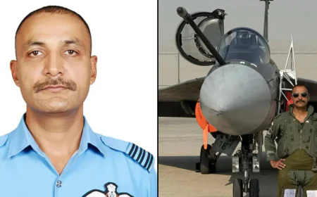 Heartfelt Tributes Pour In for Wing Commander Namansh Syal After Tejas Crash at Dubai Air Show
