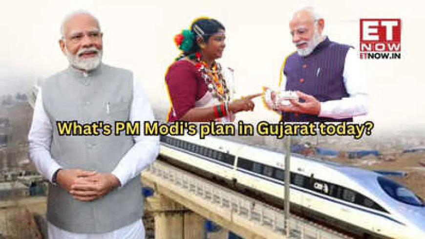 Speeding into Surat’s Future: PM Modi Reviews Diamond-Inspired Bullet Train Station