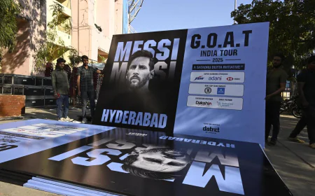 When Football Meets Power: Rahul Gandhi to Attend Messi’s GOAT India Tour at Hyderabad