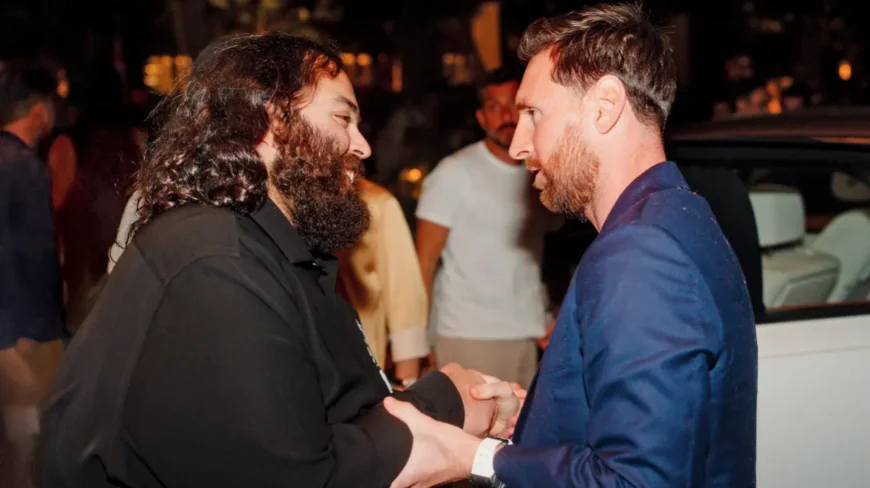 Anant Ambani’s Grand Gesture For Lionel Messi Turns Heads At Vantara