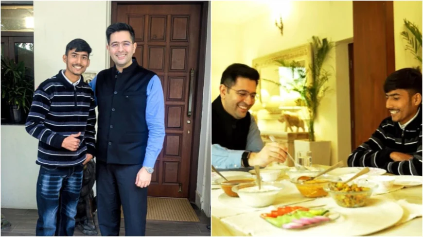 Raghav Chadha Hosts Blinkit Delivery Partner After Viral Video Sparks Pay Debate