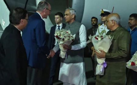 PM Modi Welcomes German Chancellor to Sabarmati Ashram