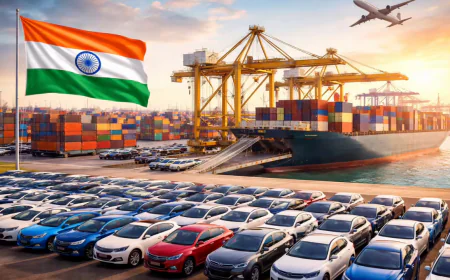 India’s Automotive Exports Hit a New High, Rising 13% on the Back of Policy Push and Global Trust