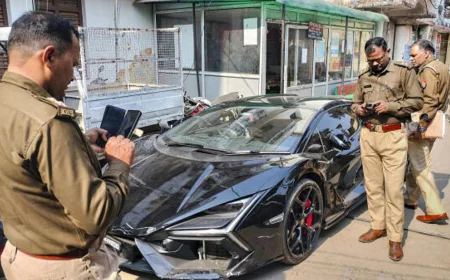 From Speed to Scrutiny: Kanpur Luxury Car Crash Brings Industrial Heir Into Police Net
