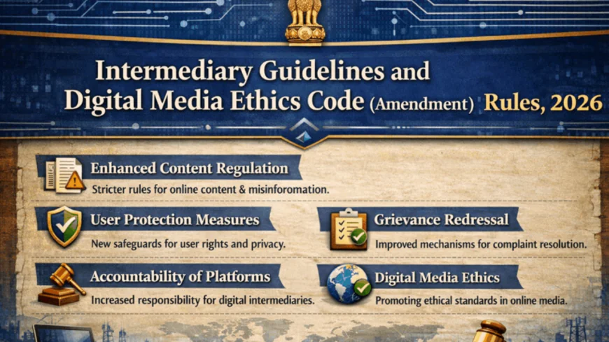 IT Intermediary Rules Amendment 2026 Enforces Strict Social Media Content Removal Deadlines in India