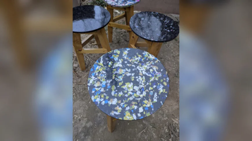 From Waste to Worth: IIM Shillong Students Build Furniture from 100 Kg Plastic