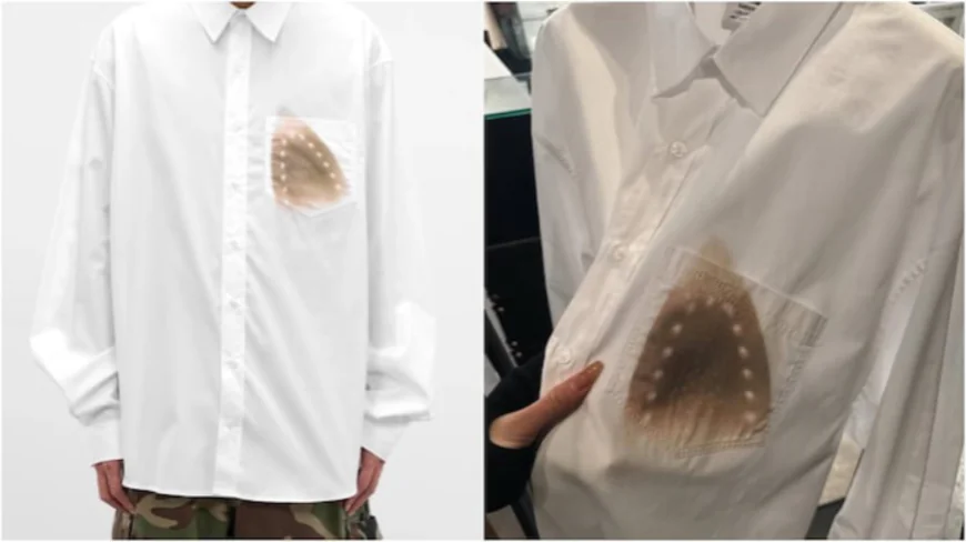 When a Burn Mark Becomes a Fashion Statement